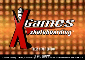 ESPN - X Games Skateboarding screen shot title